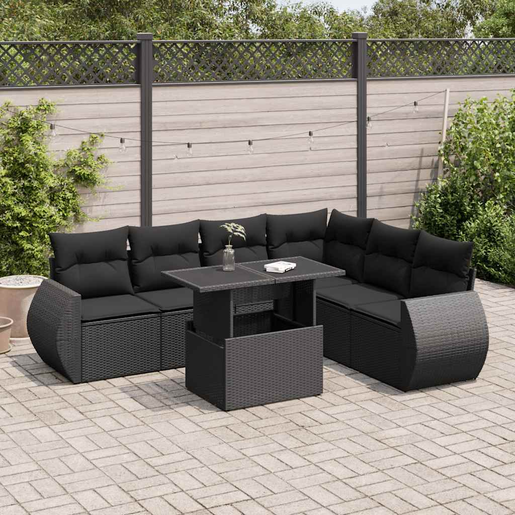 Sofasæt Til Haven 7 Dele Med Hynder Polyrattan - Variant 3326646