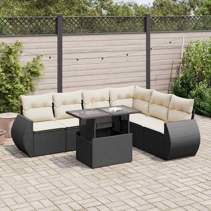 Sofasæt Til Haven 7 Dele Med Hynder Polyrattan - Variant 3326647