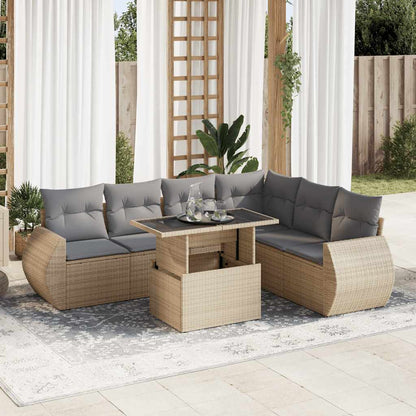 Sofasæt Til Haven 7 Dele Med Hynder Polyrattan - Variant 3326650