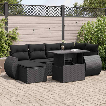 Sofasæt Til Haven 7 Dele Med Hynder Polyrattan - Variant 3326666