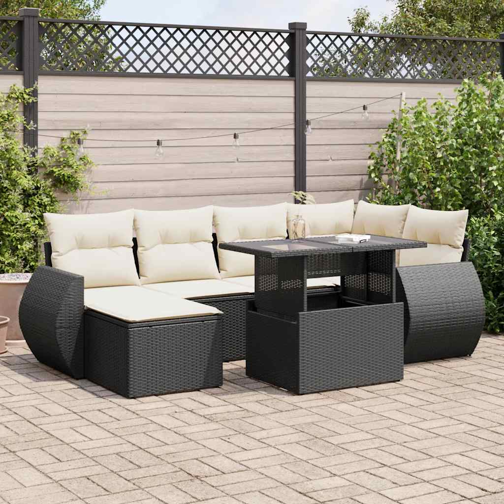 Sofasæt Til Haven 7 Dele Med Hynder Polyrattan - Variant 3326667