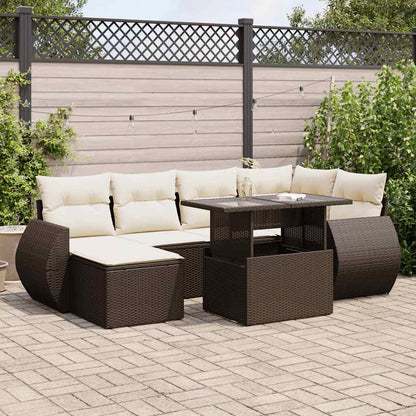 Sofasæt Til Haven 7 Dele Med Hynder Polyrattan - Variant 3326674
