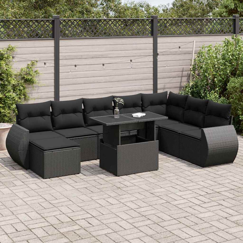 Sofasæt Til Haven 9 Dele Med Hynder Polyrattan - Variant 3326686