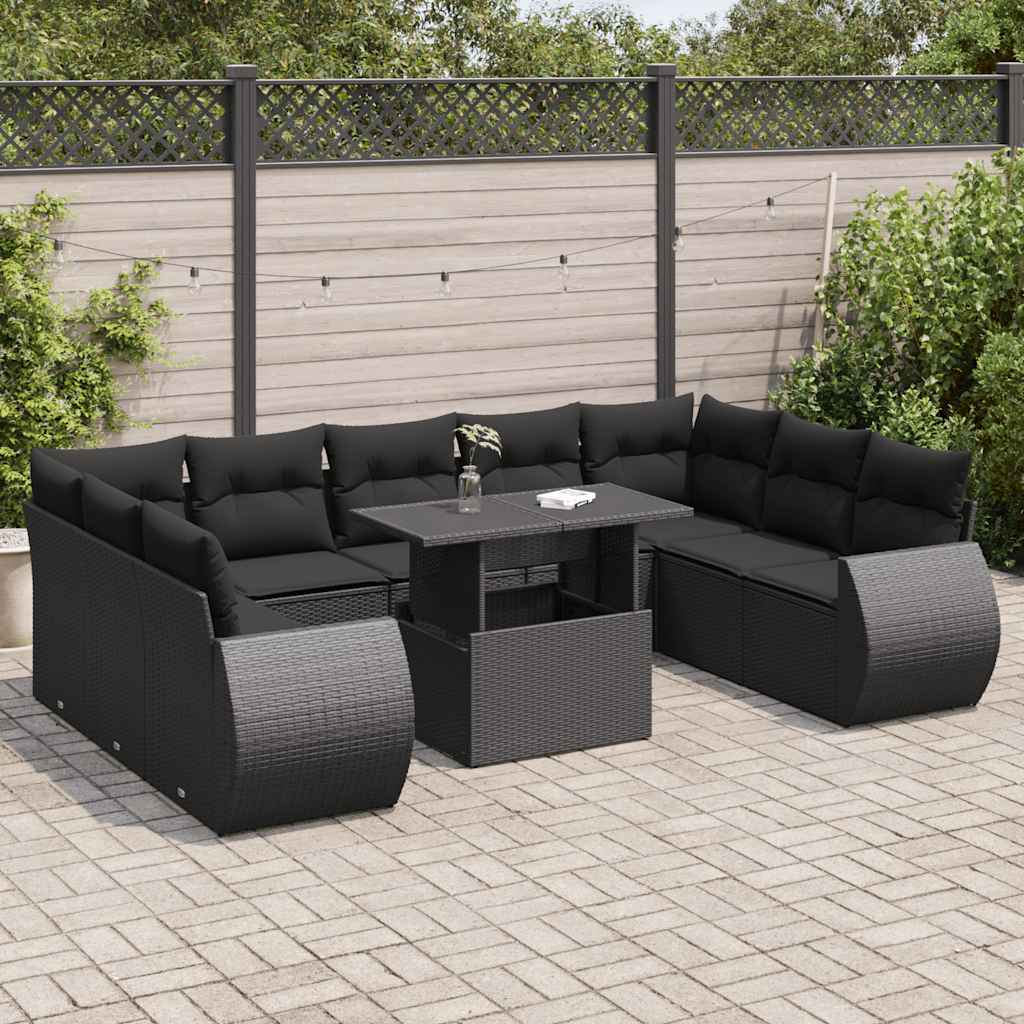 Sofasæt Til Haven 10 Dele Med Hynder Polyrattan - Variant 3326696