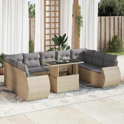 Sofasæt Til Haven 10 Dele Med Hynder Polyrattan - Variant 3326700