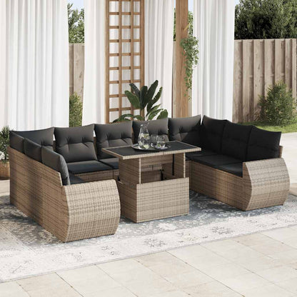 Sofasæt Til Haven 10 Dele Med Hynder Polyrattan - Variant 3326701