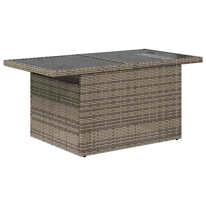 Sofasæt til Haven 10 Dele med Hynder Polyrattan Akacietræ - billede 6