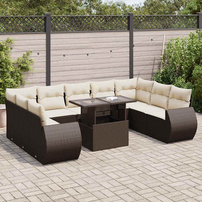 Sofasæt Til Haven 10 Dele Med Hynder Polyrattan - Variant 3326704