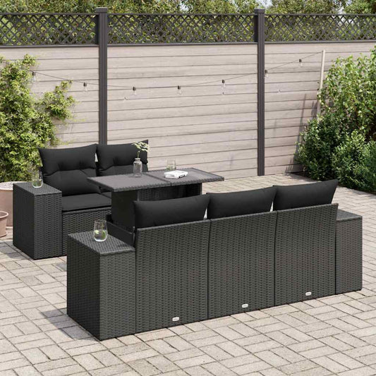 Sofasæt Til Haven 6 Dele Med Hynder Polyrattan