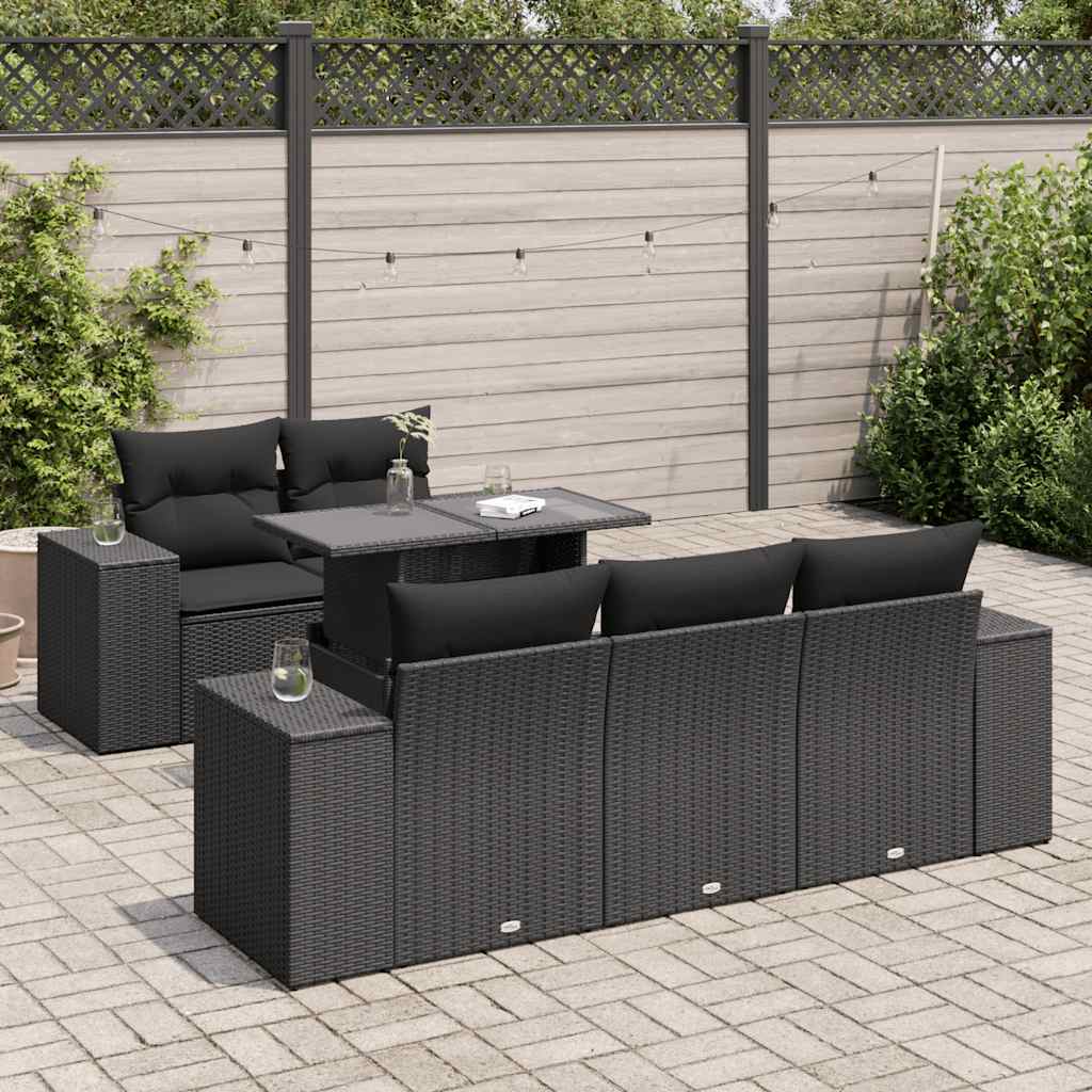 Sofasæt Til Haven 6 Dele Med Hynder Polyrattan - Variant 3326726
