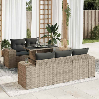 Sofasæt Til Haven 6 Dele Med Hynder Polyrattan - Variant 3326731
