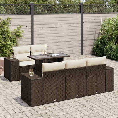 Sofasæt Til Haven 6 Dele Med Hynder Polyrattan - Variant 3326734