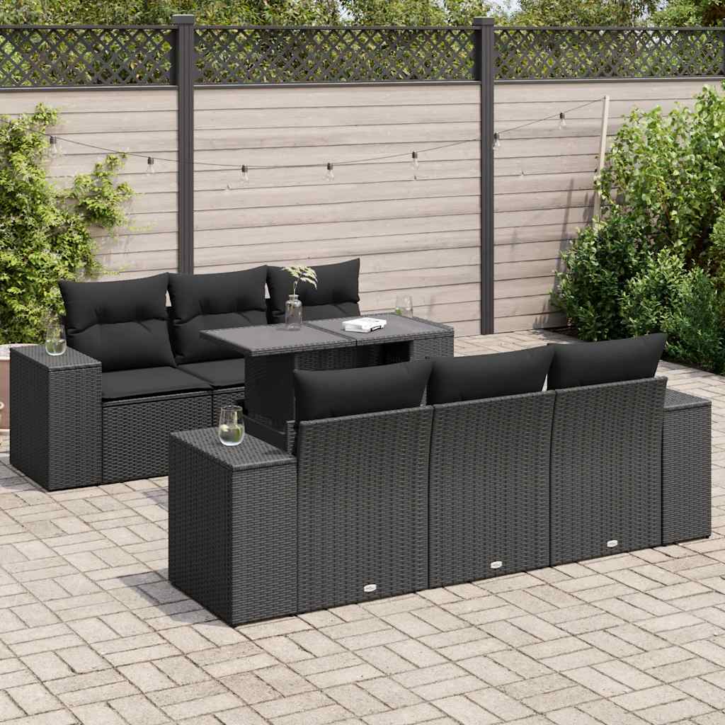 Sofasæt Til Haven 7 Dele Med Hynder Polyrattan - Variant 3326736