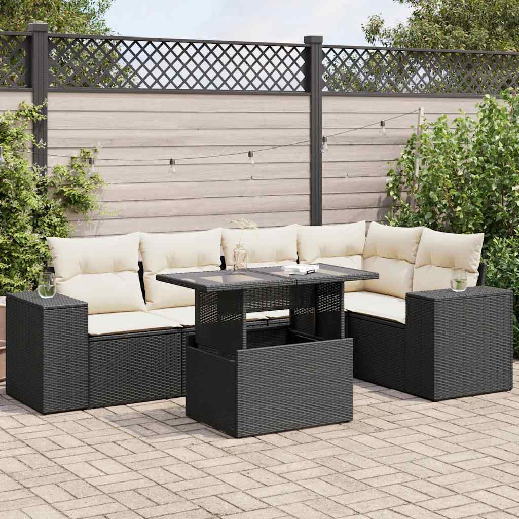 Sofasæt Til Haven 6 Dele Med Hynder Polyrattan - Variant 3326797