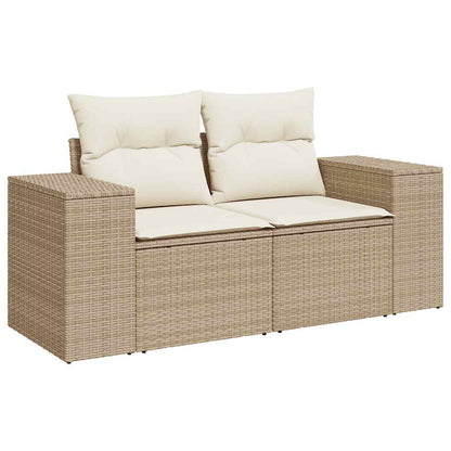 Sofasæt Til Haven 6 Dele Med Hynder Polyrattan - Billede 3
