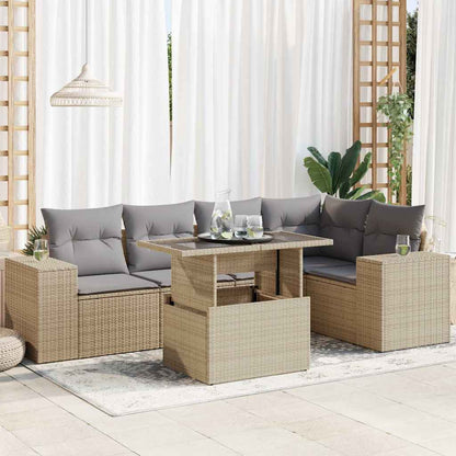 Sofasæt Til Haven 6 Dele Med Hynder Polyrattan - Variant 3326800