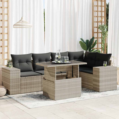 Sofasæt Til Haven 6 Dele Med Hynder Polyrattan - Variant 3326803