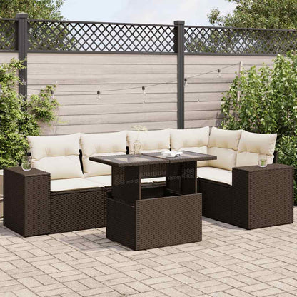 Sofasæt Til Haven 6 Dele Med Hynder Polyrattan - Variant 3326804