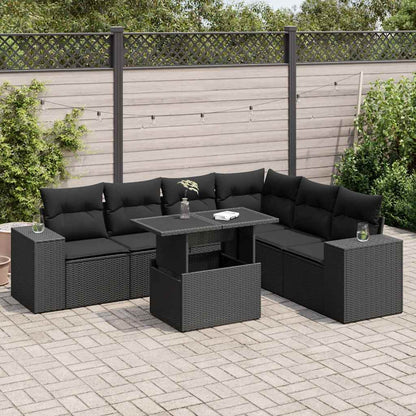 Sofasæt Til Haven 7 Dele Med Hynder Polyrattan - Variant 3326806
