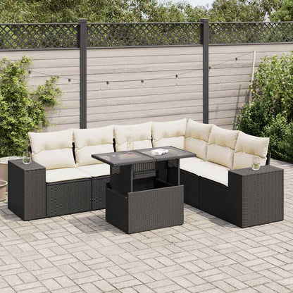 Sofasæt Til Haven 7 Dele Med Hynder Polyrattan - Variant 3326807