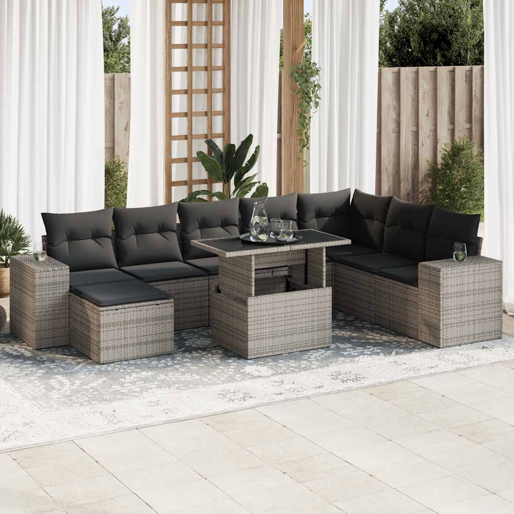 Sofasæt Til Haven 9 Dele Med Hynder Polyrattan - Variant 3326851