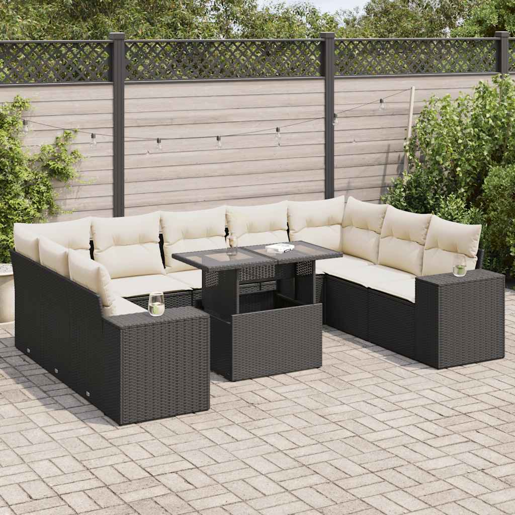 Sofasæt Til Haven 10 Dele Med Hynder Polyrattan - Variant 3326857