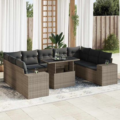 Sofasæt Til Haven 10 Dele Med Hynder Polyrattan - Variant 3326861