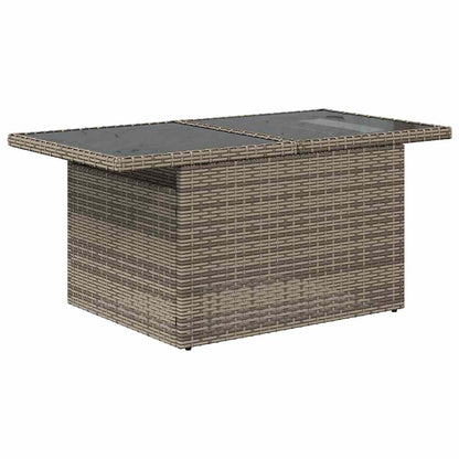 Sofasæt til Haven 10 Dele med Hynder Polyrattan Akacietræ - billede 6