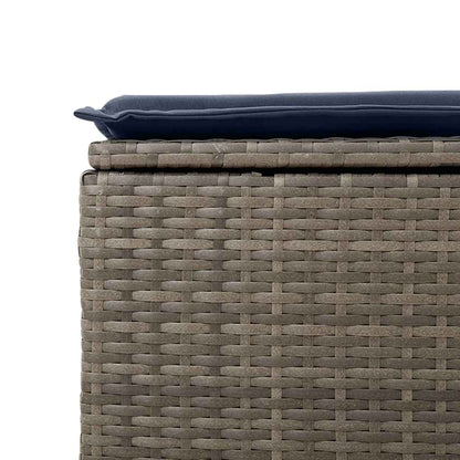 Sofasæt til Haven 8 Dele med Hynder Polyrattan Grå - billede 13