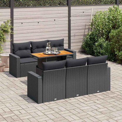 Sofasæt Til Haven 7 Dele Med Hynder Polyrattan - Variant 3326995