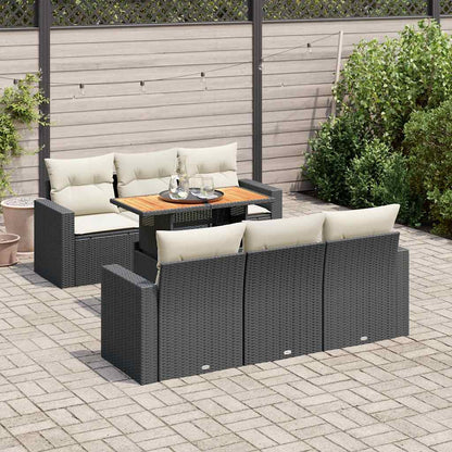Sofasæt Til Haven 7 Dele Med Hynder Polyrattan - Variant 3326996