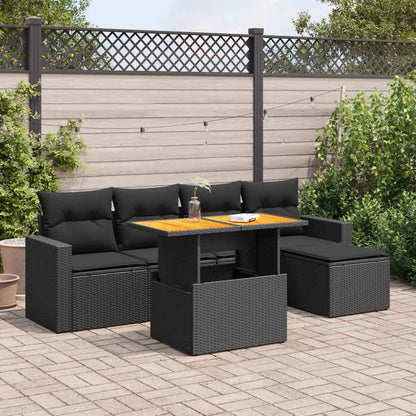 Sofasæt Til Haven 6 Dele Med Hynder Polyrattan - Variant 3327023