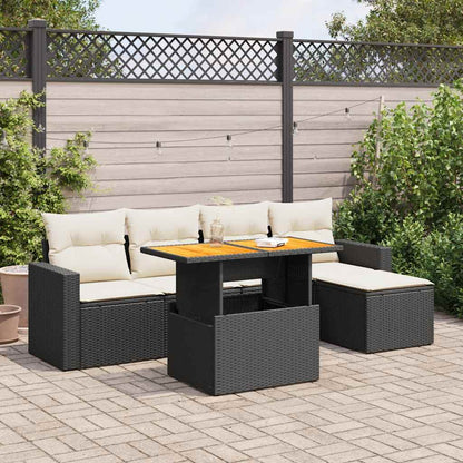 Sofasæt Til Haven 6 Dele Med Hynder Polyrattan - Variant 3327024