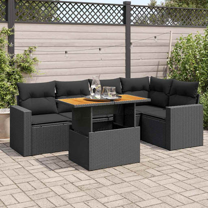 Sofasæt Til Haven 6 Dele Med Hynder Polyrattan - Variant 3327037