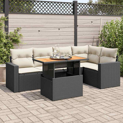 Sofasæt Til Haven 6 Dele Med Hynder Polyrattan - Variant 3327038