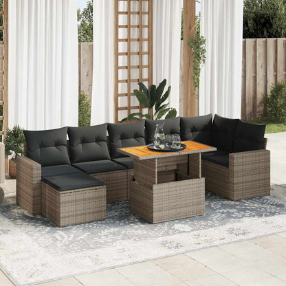 Sofasæt Til Haven 8 Dele Med Hynder Polyrattan - Variant 3327070
