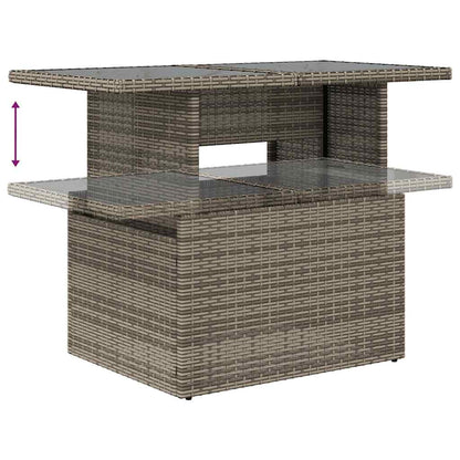 Sofasæt til Haven 8 Dele med Hynder Polyrattan Grå - billede 10