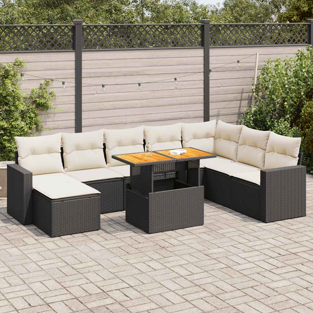 Sofasæt Til Haven 9 Dele Med Hynder Polyrattan - Variant 3327073