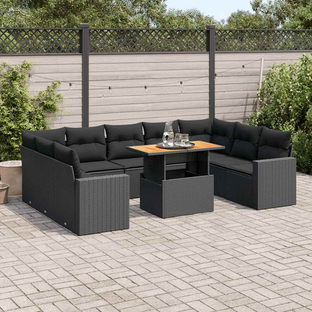 Sofasæt Til Haven 10 Dele Med Hynder Polyrattan - Variant 3327079