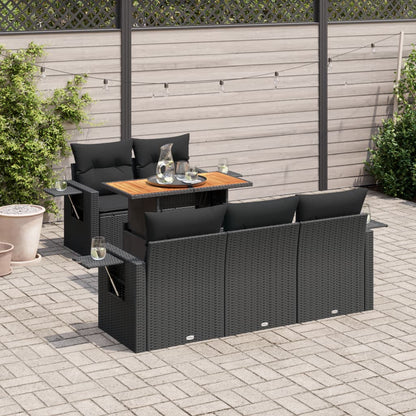 Sofasæt Til Haven 6 Dele Med Hynder Polyrattan - Variant 3327100