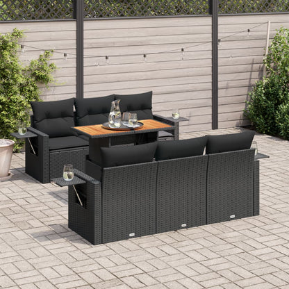 Sofasæt Til Haven 7 Dele Med Hynder Polyrattan - Variant 3327107