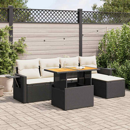 Sofasæt Til Haven 6 Dele Med Hynder Polyrattan - Variant 3327136