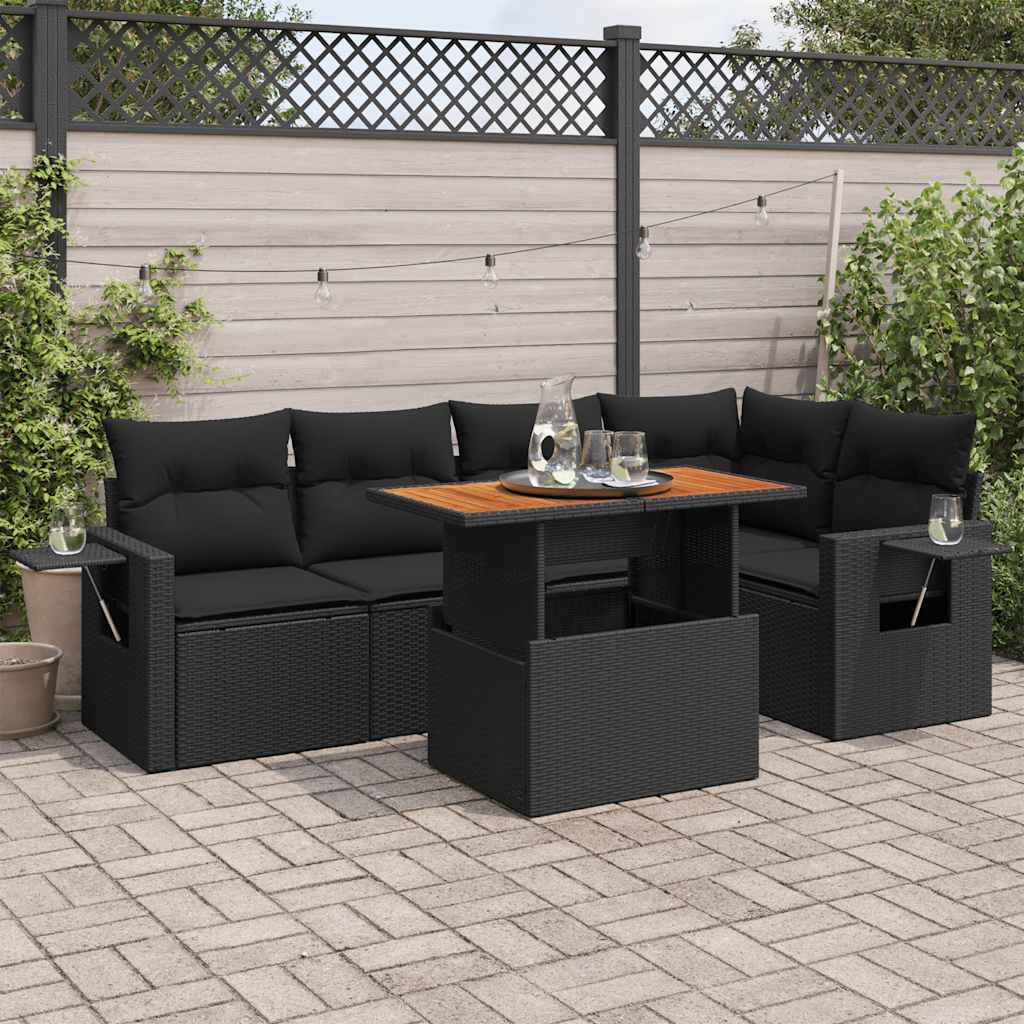 Sofasæt Til Haven 6 Dele Med Hynder Polyrattan - Variant 3327149