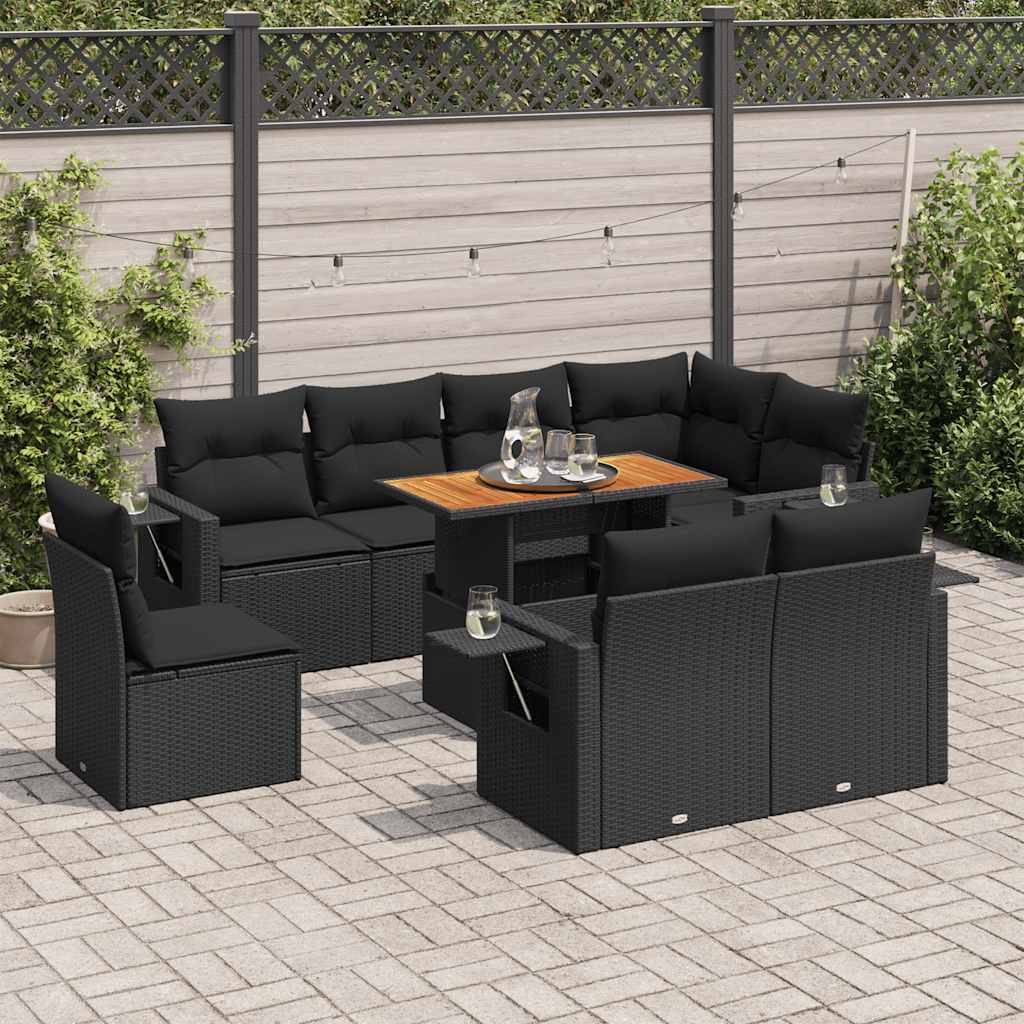 Sofasæt Til Haven 9 Dele Med Hynder Polyrattan - Variant 3327163