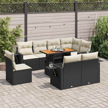 Sofasæt Til Haven 9 Dele Med Hynder Polyrattan - Variant 3327164