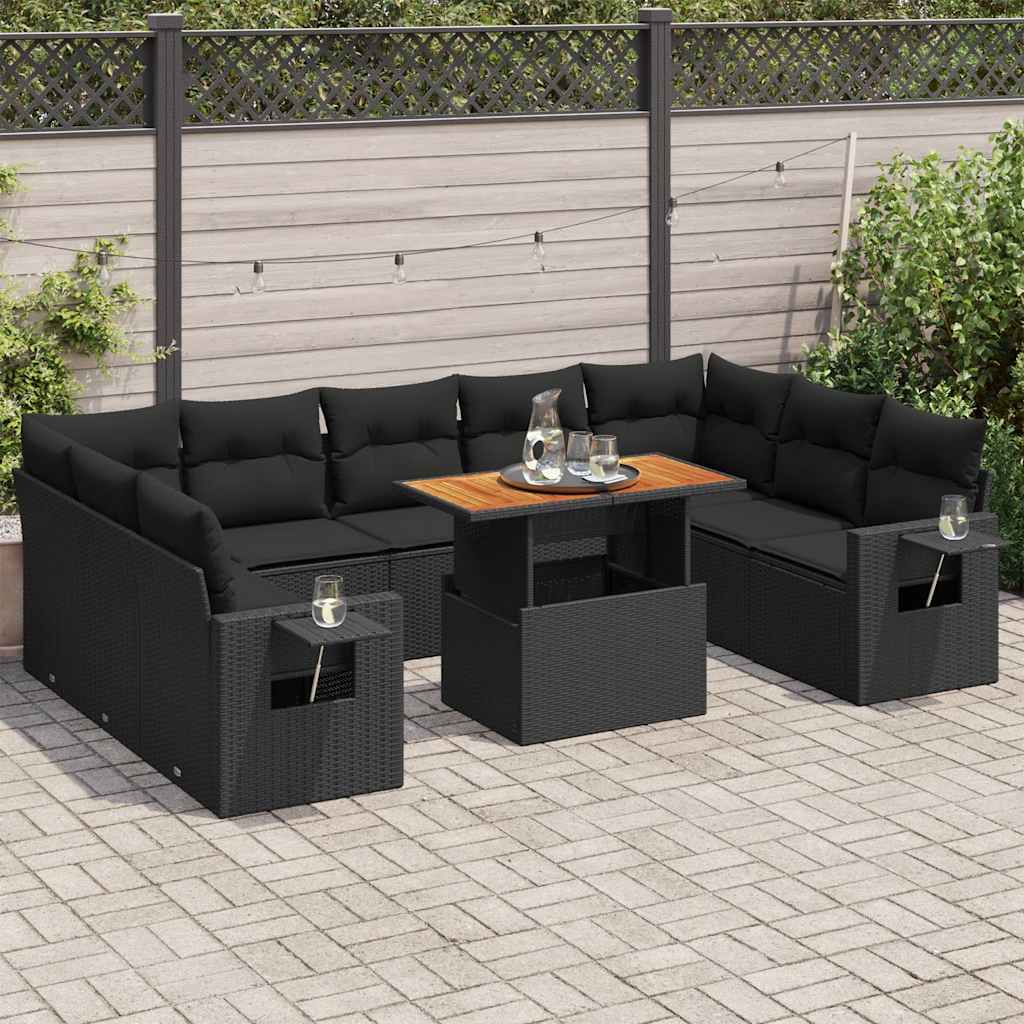 Sofasæt Til Haven 10 Dele Med Hynder Polyrattan - Variant 3327191
