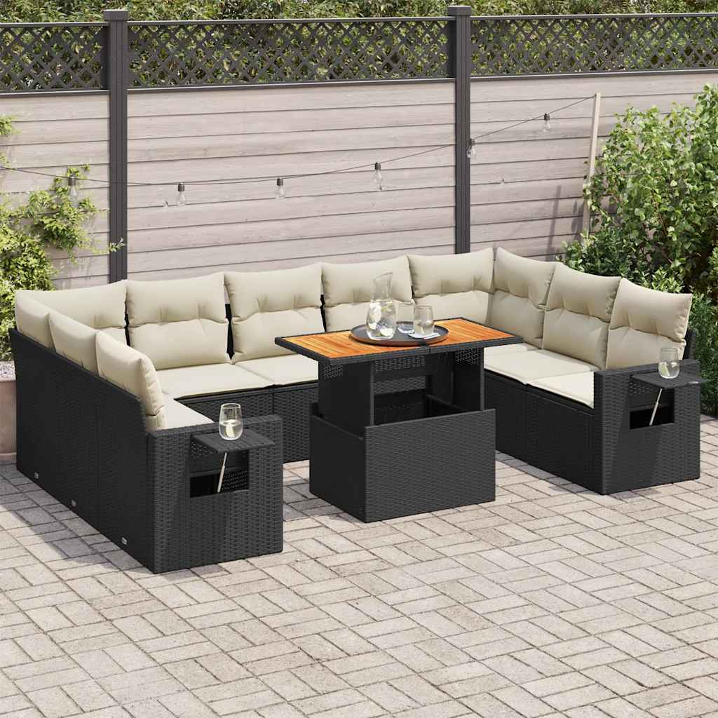 Sofasæt Til Haven 10 Dele Med Hynder Polyrattan - Variant 3327192