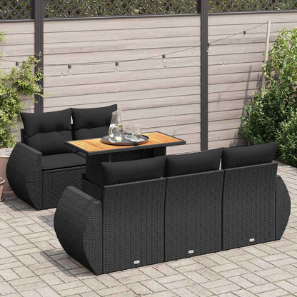 Sofasæt Til Haven 6 Dele Med Hynder Polyrattan - Variant 3327212