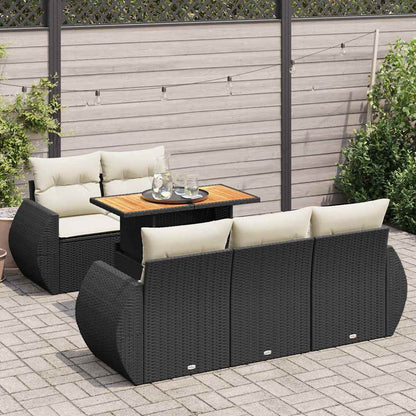 Sofasæt Til Haven 6 Dele Med Hynder Polyrattan - Variant 3327213