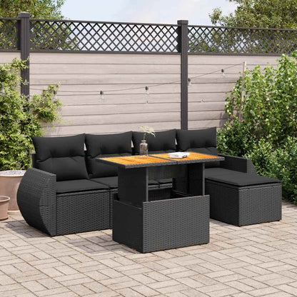Sofasæt Til Haven 6 Dele Med Hynder Polyrattan - Variant 3327247